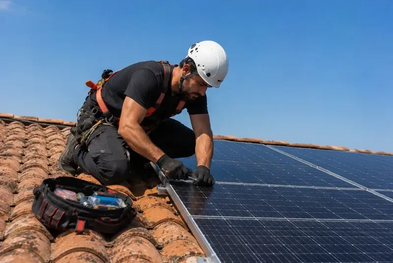 Maintenance et monitoring de panneaux solaires à Saint-Macaire