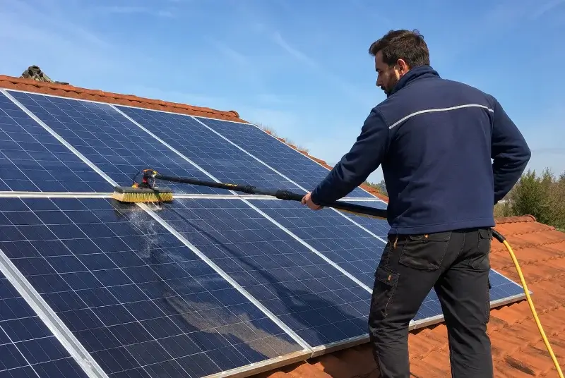 Nettoyage et entretien de panneaux solaires à Saint-Macaire
